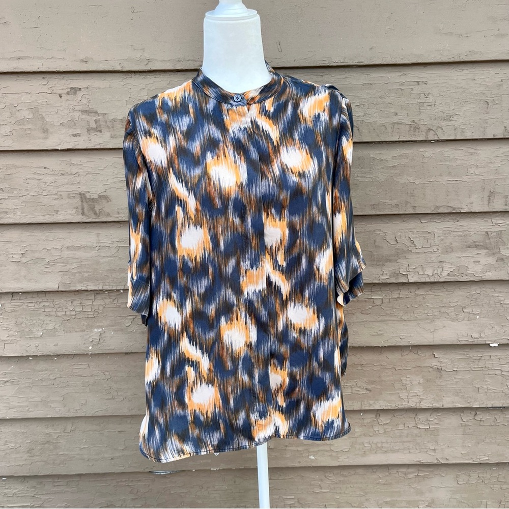 Cos Abstract Button Down Blouse - image 1